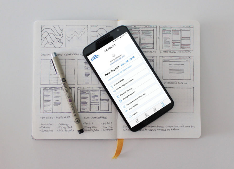 Profile UI and sketch